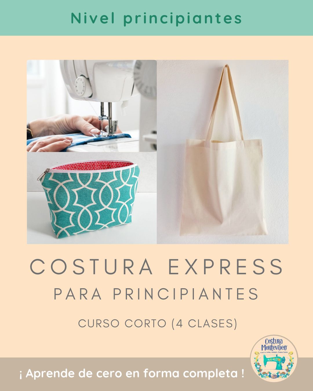 Costura Express para principiantes (4 clases)
