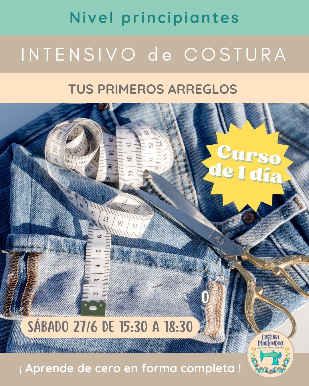 Intensivo: Arregla tu propia ropa