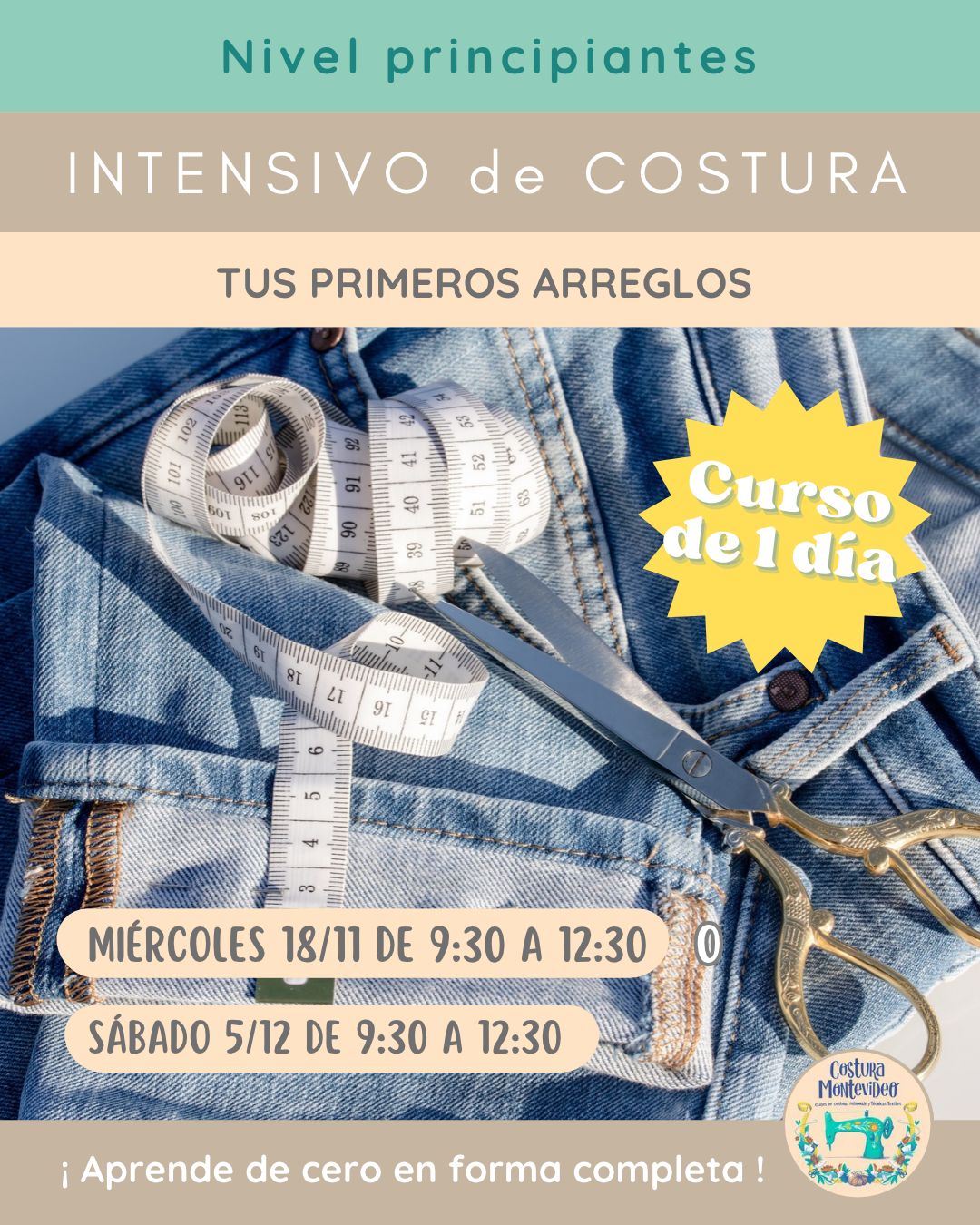 Intensivo: Arregla tu propia ropa