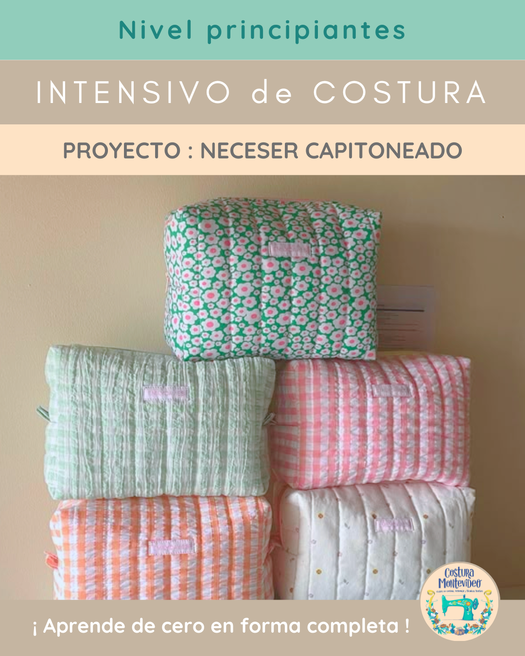 Intensivo: Neceser Capitoneado (Agenda abierta)
