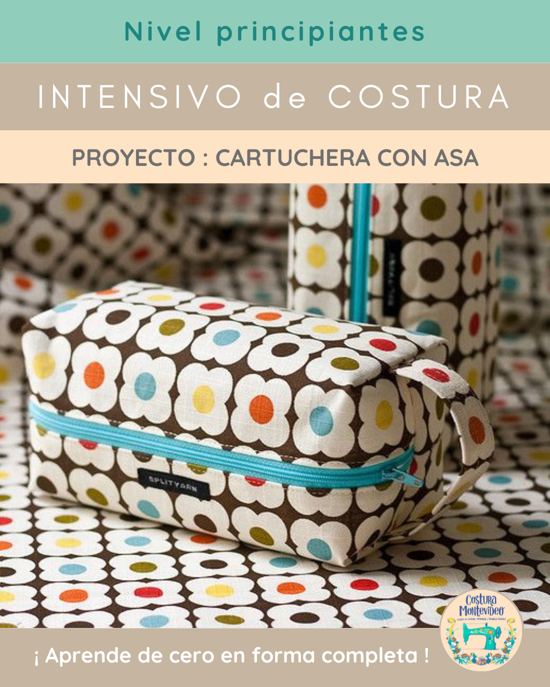Intensivo: Cartuchera con cierre (Agenda abierta)