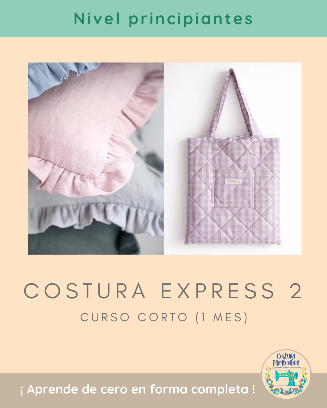 Costura Express - Nivel 2  (1 mes)